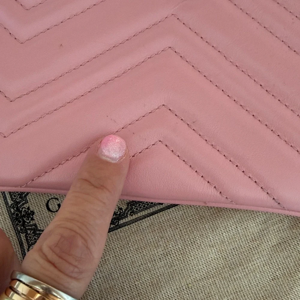 Gucci Quilted Marmont Wristlet